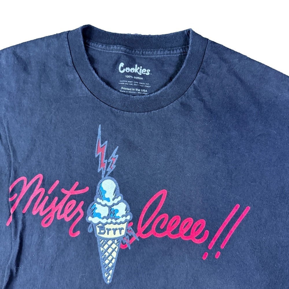 Cookies‎ SF X Gucci Mane Mister Iceee T-Shirt Mens Large Black Graphic READ